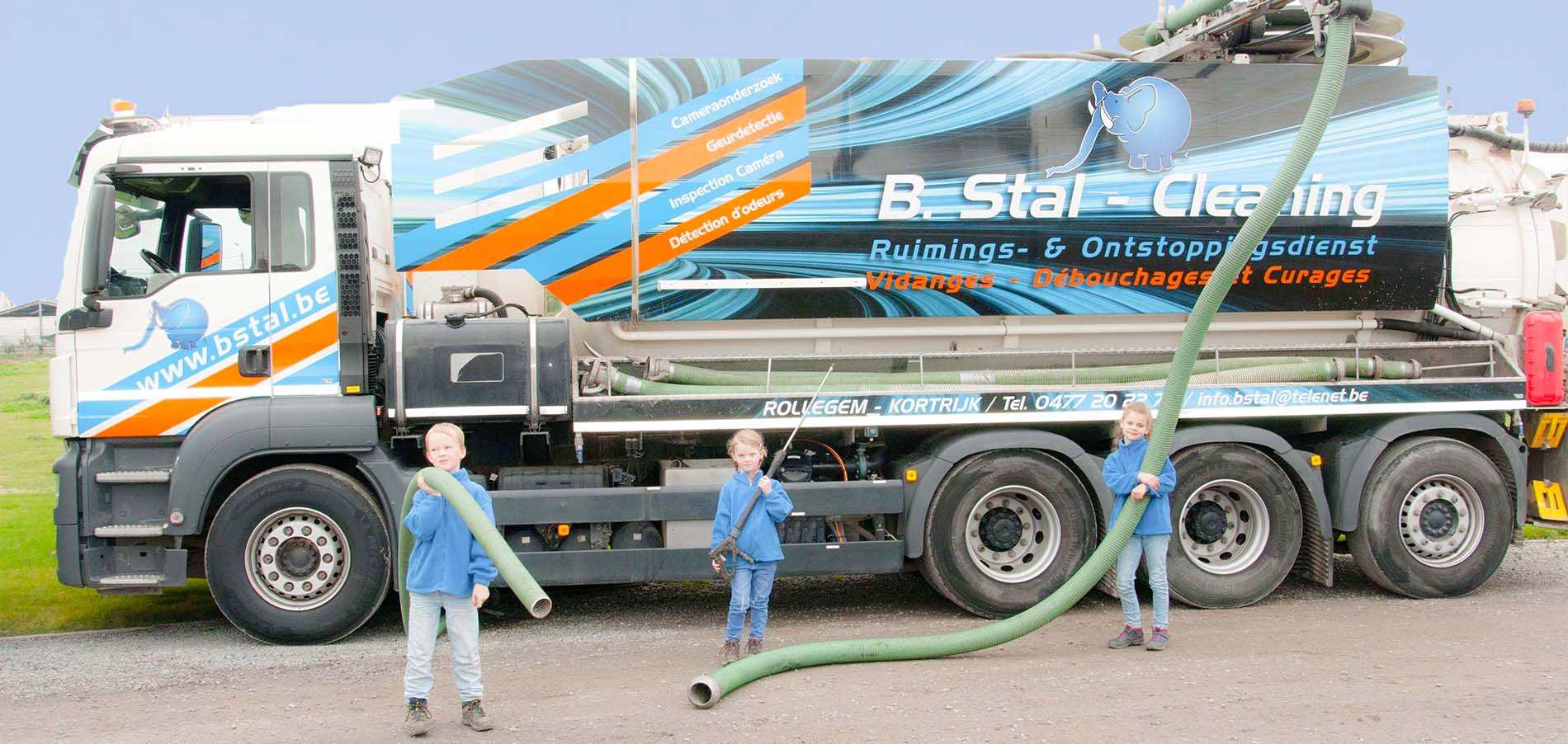 Ruimwagen van Stal Cleaning in Rollegem